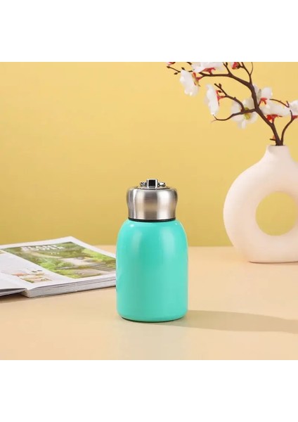 300ML Paslanmaz Çelik Kupa Taşınabilir Mini Yalıtılmış Seyahat Kampı Hediye Rası Için Termos Kupası: 300ML/RENK: Siyah (Yurt Dışından)