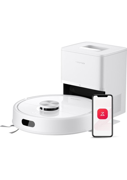 Q8 Plus Akıllı Robot Robot Süpürge - Beyaz