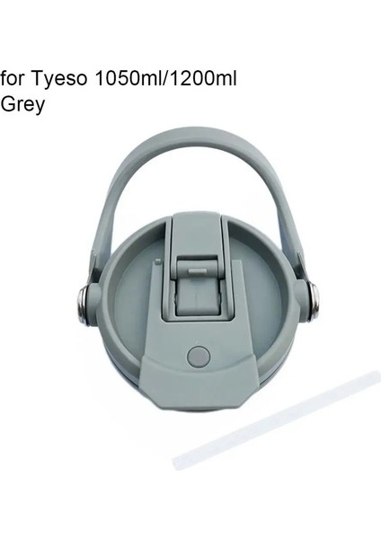 Sızdırmazlık Şişe Kapağı 600/750/900/1050/1200ML Sıçrama Dökülmesi Düz Metal Kapaklar Toeso Tumber Cup Çok Molor Terms Kupası Renk: 1050 1200ML Için Gri (Yurt Dışından)