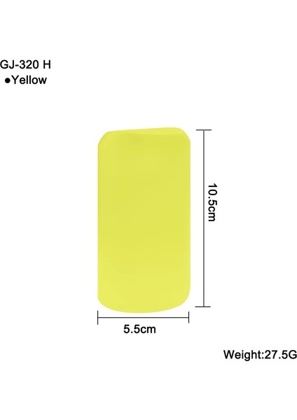 1 Adet Silikon Koruyucu Dak Kapak Düz Silindir Termos Kaymaz Cam Su Biberesi Anti Haşlama ve Isı Yalıtım Rengi: GJ-320 H 5.5X10.5CM (Yurt Dışından)