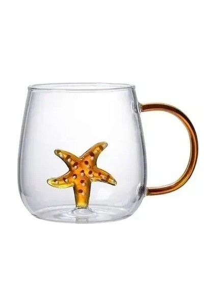 Karikatür Hayvan Yolu Cam Ev Sevimli Yüksek Borosilate Cam Tek Katmanlı Kupa Oturma Odası Konuklar ile Suyu Suyu Soğuk Içecek Cupcolor: Style-D/kapasite: 301-400ML (Yurt Dışından)