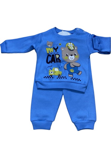Hayvan ve Araba Baskılı Çocuk Takımı Esnek ve Günlük fiyatları