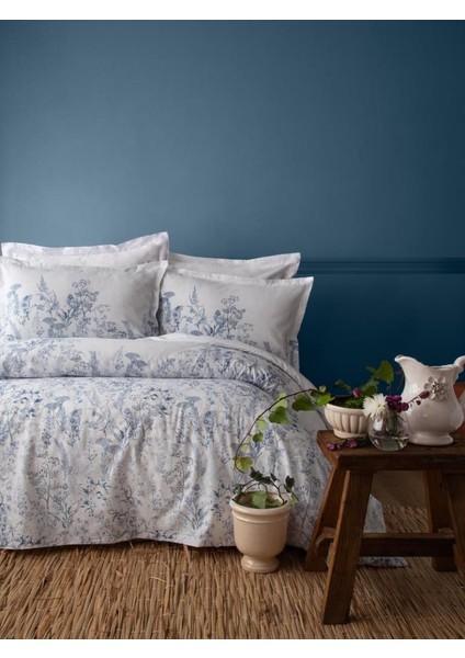 Heather Mavi Çift Kişilik Pike Takımı