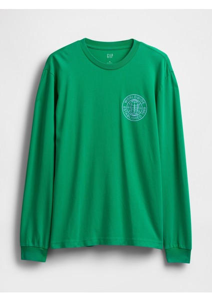 Erkek Yeşil Gap Logo T-Shirt fiyatları