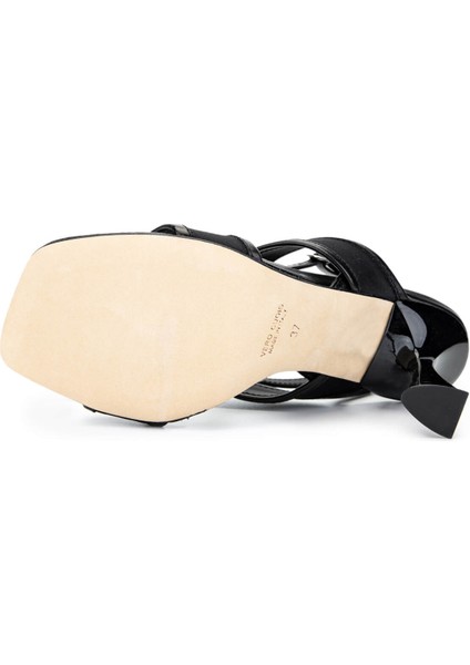Kadın Deri & Tekstil Siyah Topuklu Ayakkabı 1040 91D2540 Bn Ayk Y25 Black modelleri