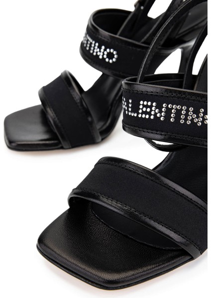 Kadın Deri & Tekstil Siyah Topuklu Ayakkabı 1040 91D2540 Bn Ayk Y25 Black fırsatları