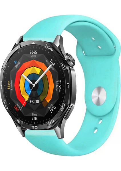Huawei Watch Gt5 46MM Akıllı Saat ile Uyumlu Yumuşak Dokulu Silikon Kordon Kayış