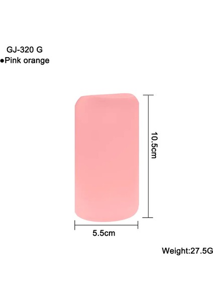 1 Adet Silikon Koruyucu Dak Kapak Düz Silindir Termos Kaymaz Cam Su Biberesi Anti Haşlama ve Isı Yalıtım Rengi: GJ-320 G 5.5X10.5CM (Yurt Dışından)