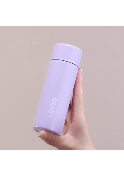 1pc 120ML Küçük Kapasite Kalınlaştırılmış 304 Paslanmaz Çelik Taşınabilir Vakum Termal Yalıtım Tumbler Termos Kupası Cep Kupası Kapasite: 120ML/RENK: Mor (Yurt Dışından)