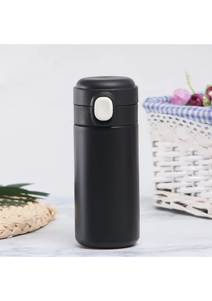 1pc 10OZ/14OZ 304 Paslanmaz Çelik Termal Kupa Tumbler Ofis Ev Yalıtılmış Kahve Fincanı Yalıtılmış Fincan Hediyeler Fincan Spor Su Kupüriyeti: 320ML/RENK: Siyah (Yurt Dışından)