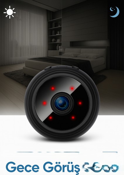 Mini Kamera Wifi Kamera 1080P Mikro Ses Kaydedici Kablosuz Küçük Boy Kamera