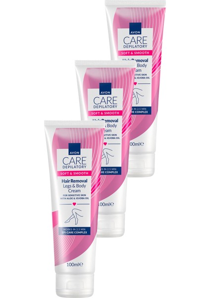 Works Vücut Için Tüy Dökücü Krem 100 ml 3'lü Set