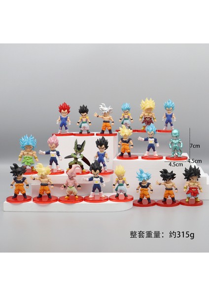 Animasyon Büyük Dragon Ball Sun Wukong Şekilli Kalıp Süsleme Gogeta Vegetto Saiyan (Yurt Dışından)