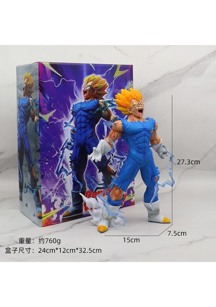 Animasyon Büyük Dragon Ball Sun Wukong Şekilli Kalıp Süsleme Gogeta Vegetto Saiyan (Yurt Dışından)