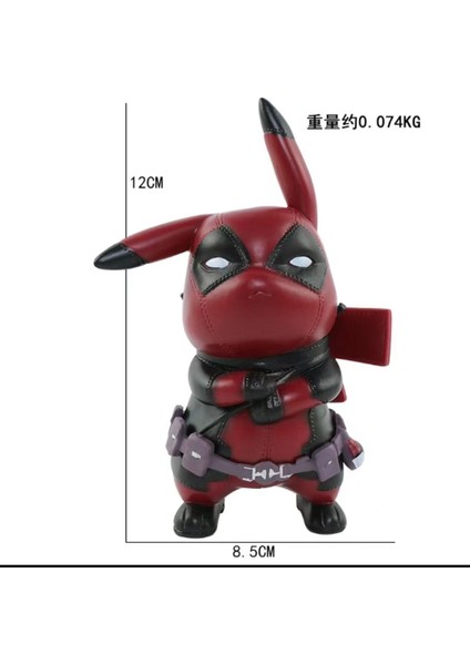 Marvel Pokemon Pikachu Çünkü Avengers Şekilli Kalıp Araba Süsleri (Yurt Dışından)