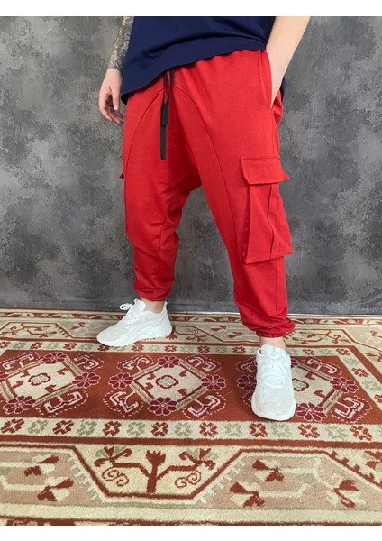 Kargo Cepli Şalvar Eşofman Altı