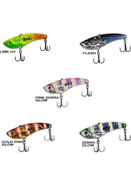 Ryuji Mirror Vib 4gr / 3.5cm Jig Yem Tiger Glow fiyatları