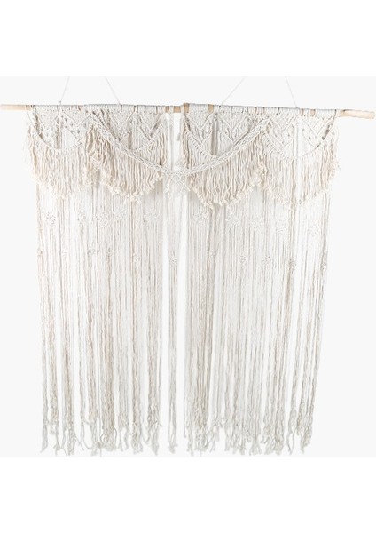 Makrome Duvar Dekor Krem 170X170CM