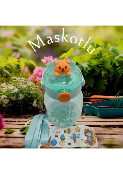 , Maskotlu, Hediyeli, Boyun Askılıklı, Ithal Lüx Yeşil Matara/suluk 1100 ml (450) fiyatları