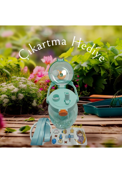 , Maskotlu, Hediyeli, Boyun Askılıklı, Ithal Lüx Yeşil Matara/suluk 1100 ml (450) modelleri