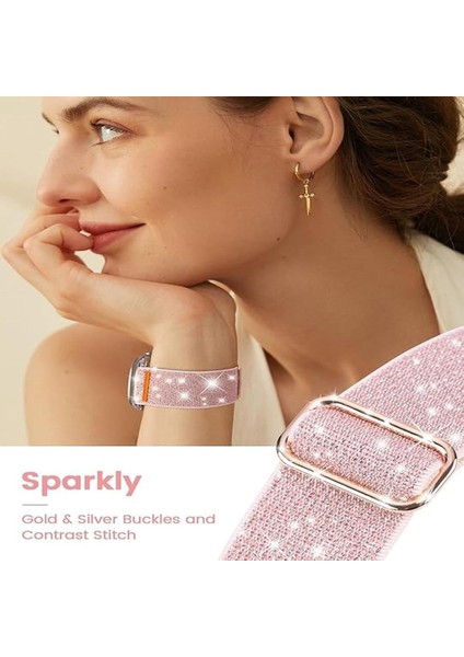 Apple Watch 4-5-6-7-8-9-10 Se Ultra Uyumlu 44-45-46-49MM Kumaş Elastik Kordon Kayış fiyatları