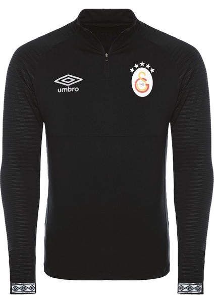 Orijinal Lisanslı Yarım Fermuar 5 Yıldızlı Siyah Sweat + Silikon Bileklik Set Hediyelik Ahşap Kutulu