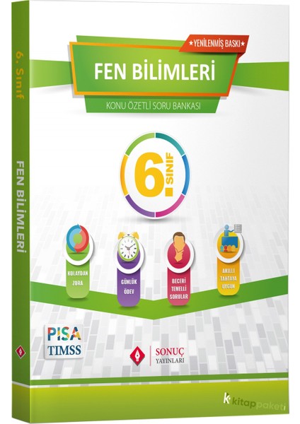 6. Sınıf Fen Bilimleri Konu Özetli Soru Bankası