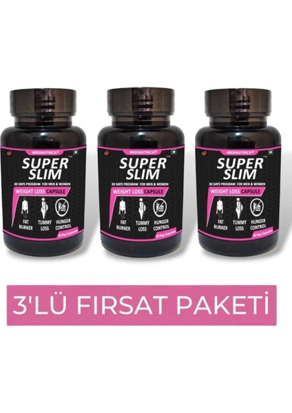 Super Slim Bay/ Kullanımına Uygun 30'lu Takviye x 3 Adet