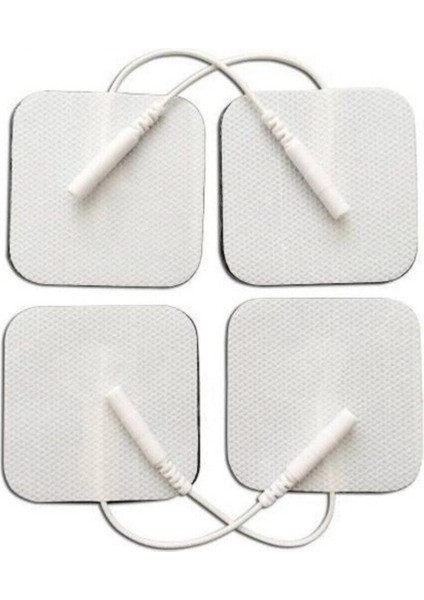Yapışkanlı Elektrod Pedi, 5x5 Cm, 3 Paket, Toplam 12 Adet, Güvenli Kullanım.