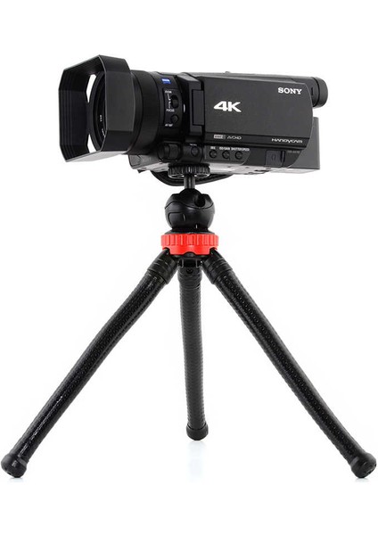 Ahtapot Bükülebilir Tripod 30cm 360 Derece Ayarlanabilir 320gr Selfie Telefon Tutuculu 3 Ayaklı All in one fırsatları