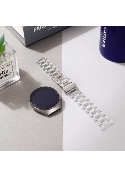 Galaxy Watch Active 2 44MM Uyumlu Krd-27 20MM Kordon Znth - Pembe modelleri