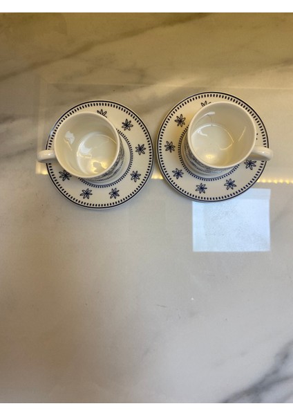 Ethnic New Bone 2 Kişilik Kahve Fincan Takımı 90 ml fırsatları