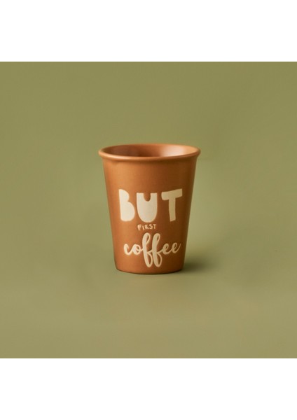 First Stoneware Espresso Fincanı Turuncu (100 Ml)