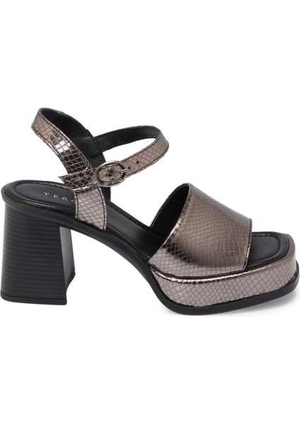 Lame Hakiki Deri Kadın Sandalet - K24Y1SN67285-O1U