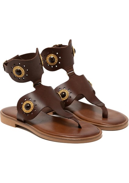 Kadın Sandalet 21075 Myconian 2025 Greek Sandal modelleri