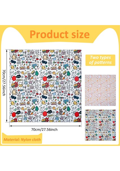 2pcs Kedi Kısıtlama Sargısı Naylon Kendi Kendine Yapışan Kedi Tımar Sargısı ile Çizgi Film Baskısı ile Kaçış Anti-Catch Kedi Tırnak Kesme Wrapcolor: Stil B-2pc'ler (Yurt Dışından)