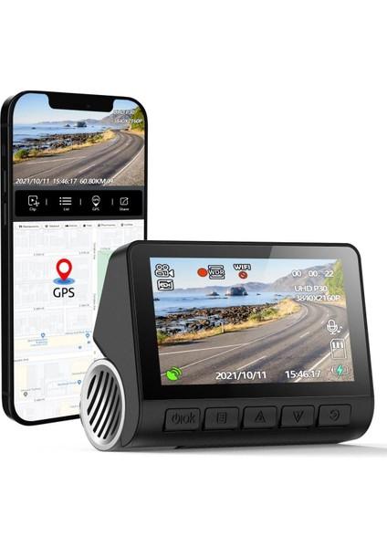 Go-4k Gps Wifi Araç Kamerası Dvr