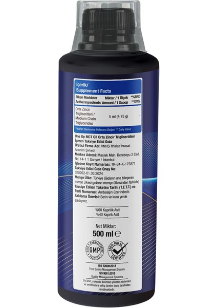 Mct Oil 500 Ml