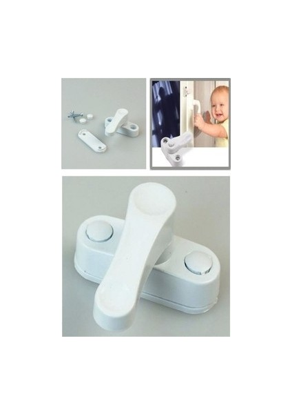 Pvc Çekmeli Kapı Pencere Emniyet Kilidi Pimapen Ev Çocuk Bebek Güvenlik Kilidi 2 Adet indirimleri