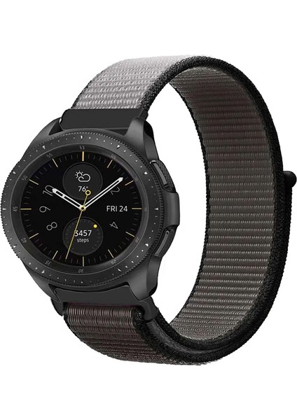 Galaxy Watch 42MM ile Uyumlu Cırt Cırtlı Spor Kumaş Kayış