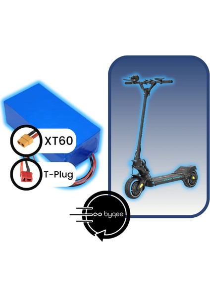 Mini Special Long Body Elektrikli Scooter Bataryası - 52V - 21AH ( Pil: DMEGC, Sağlık: >%100 )