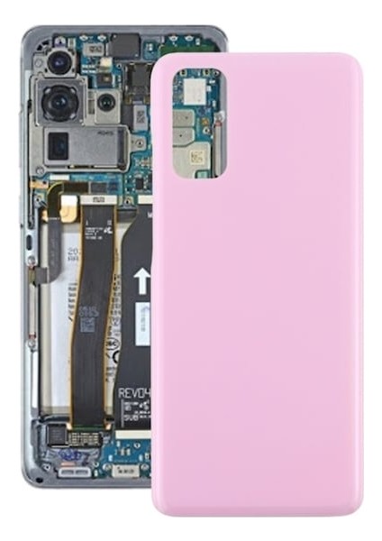 Samsung Uyumlu Galaxy S20 Pil Arka Kapağı Pembe