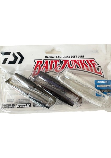 Bait Junkie 8cm Minnow 6 Adet (Mix.3 Farklı Renk) Silikon Yem