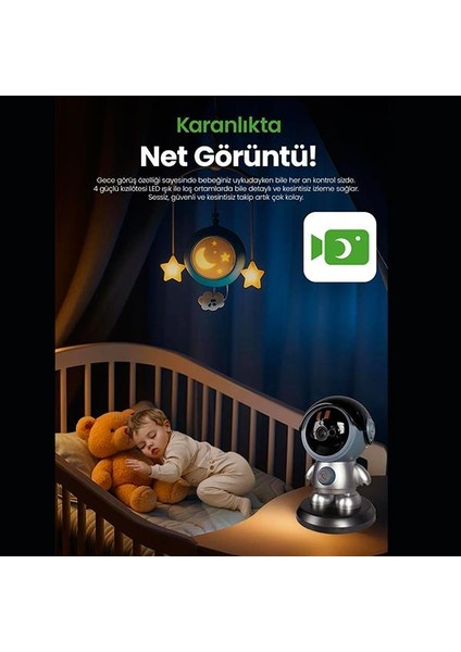 Akıllı Güvenlik Kamerası Gece Görüşlü Wi-Fi fiyatları
