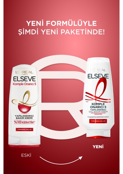 Elseve Komple Onarıcı 5 Yapılandırıcı Bakım Kremi 250ML indirimleri