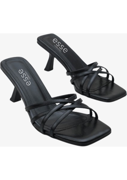 Luna Kadın Zarif Kısa Topuklu Günlük Terlik