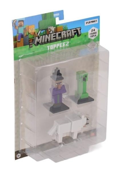 Pmı MC2020 Minecraft 3D Figür Toppeez 3lü Set fiyatları