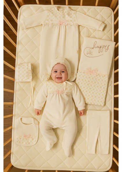 Kız 0-3 Ay Happy Girl Kutulu Set