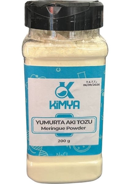Yumurta Akı Tozu 200 gr - Food grade Meringue Powder - Pratik Ambalaj