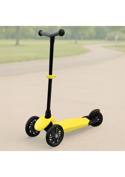 3 Tekerlekli Scooter - Yükseklik Ayarlı Scooter 2 Yaş Çocuk Scooter Sarı
